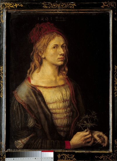 Autoritratto con un cardo da Albrecht Dürer