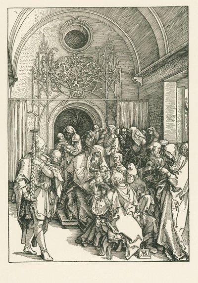La circoncisione di Cristo, 1504 circa (xilografia) da Albrecht Dürer or Duerer