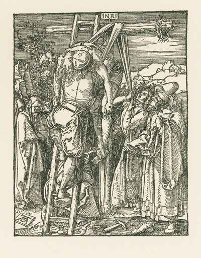 La discesa dalla croce, 1509-10 circa (xilografia) da Albrecht Dürer or Duerer