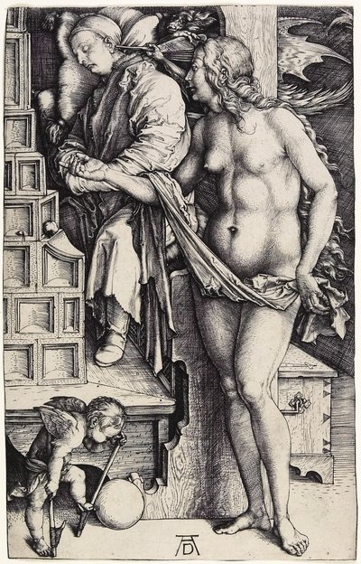 Il Sogno, c.1500 (incisione) da Albrecht Dürer