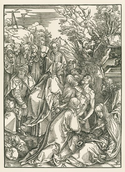 La sepoltura, 1496-97 circa (xilografia) da Albrecht Dürer or Duerer