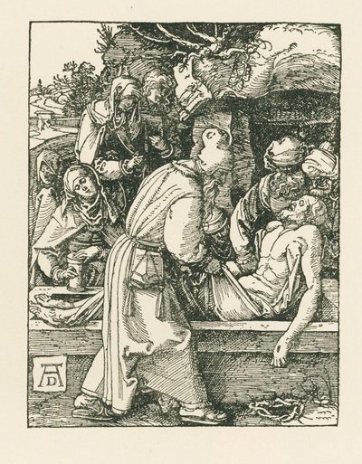 La sepoltura, 1509-10 circa (xilografia) da Albrecht Dürer or Duerer