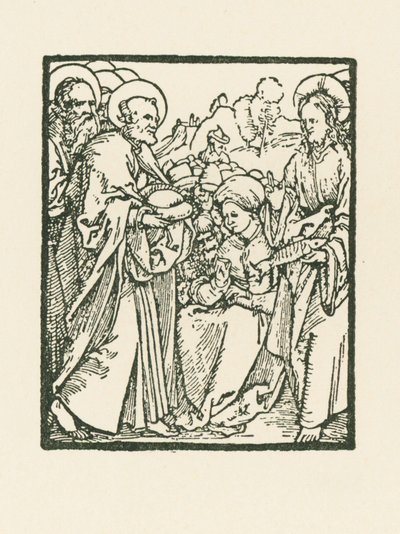 La cena dei cinquemila da Albrecht Dürer or Duerer
