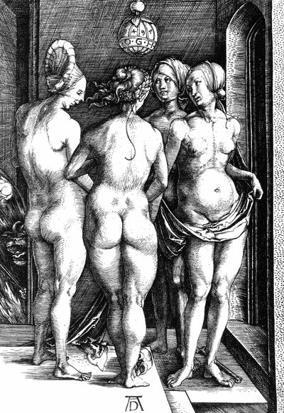 Le quattro streghe da Albrecht Dürer or Duerer