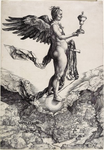 La grande fortuna, c. 1501-1502 da Albrecht Dürer