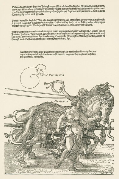 La grande macchina trionfale da Albrecht Dürer or Duerer