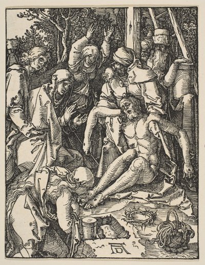Il compianto, dalla Piccola Passione da Albrecht Dürer