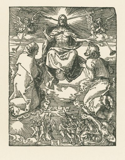 Il Giudizio Universale, 1510 circa (xilografia) da Albrecht Dürer or Duerer