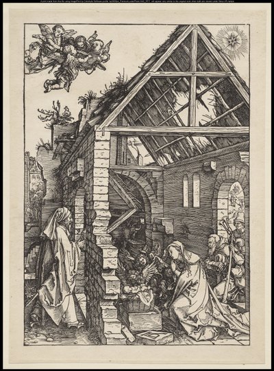 La vita della Vergine: La Natività da Albrecht Dürer