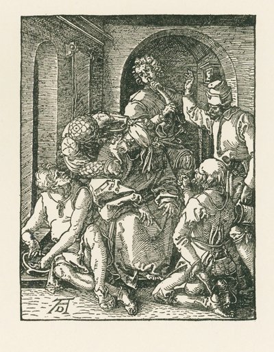 Lo scherno di Cristo, 1508-09 circa (xilografia) da Albrecht Dürer or Duerer