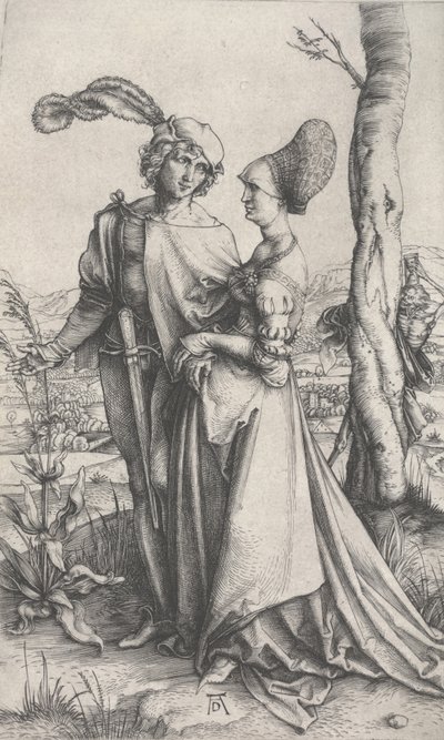 La passeggiata, c.1496-1497 da Albrecht Dürer