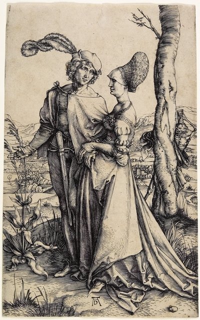 La passeggiata, c. 1496 da Albrecht Dürer