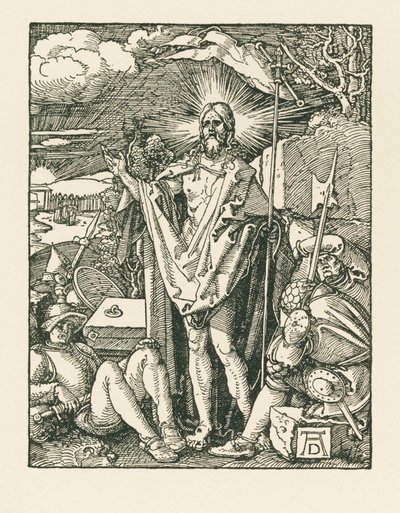 La resurrezione, 1510 circa (xilografia) da Albrecht Dürer or Duerer
