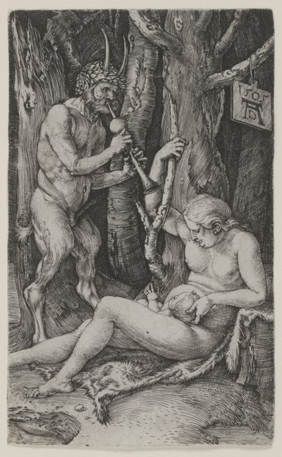 La famiglia del satiro da Albrecht Dürer