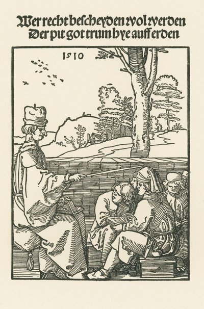 Il maestro di scuola da Albrecht Dürer or Duerer