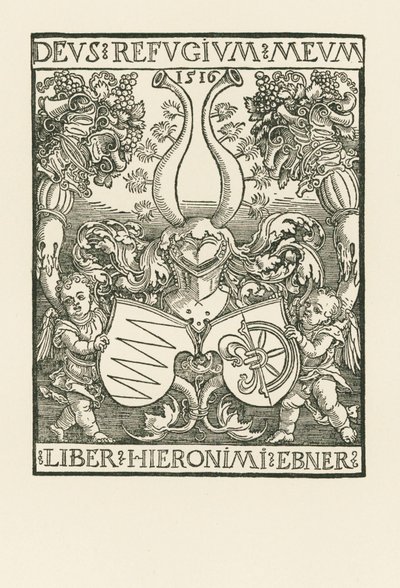 La targhetta di Hieronymus Ebner da Albrecht Dürer or Duerer