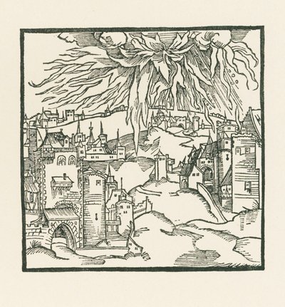 La distruzione di Sodoma e Gomorra da Albrecht Dürer or Duerer