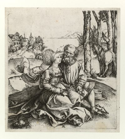 La coppia male assortita, c.1495 da Albrecht Dürer