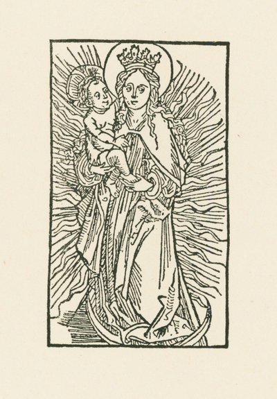 La Vergine Maria al sole da Albrecht Dürer or Duerer