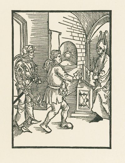 Dalla fresa e dalla scriba da Albrecht Dürer or Duerer