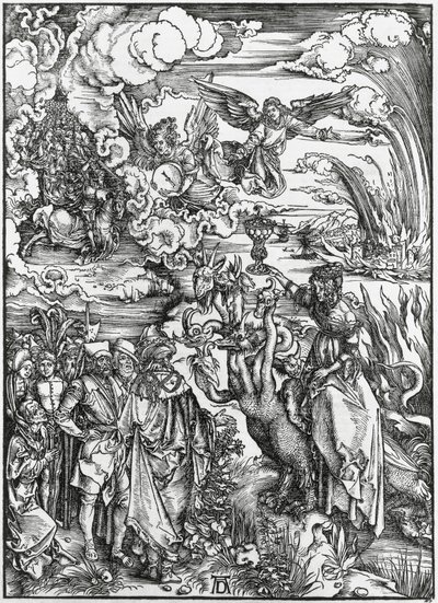 La prostituta di Babilonia, Apocalisse da Albrecht Dürer