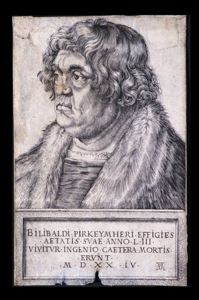 Willibald Pirkheimer da Albrecht Dürer or Duerer