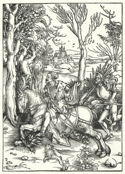 Il Cavaliere e il Landsknecht da Albrecht Dürer
