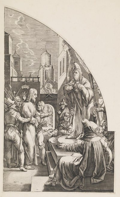 Cristo davanti a Caifa da Albrecht von Horn