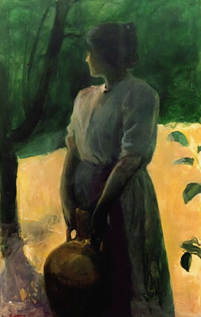 Donna con brocca da Alejandro Cabeza