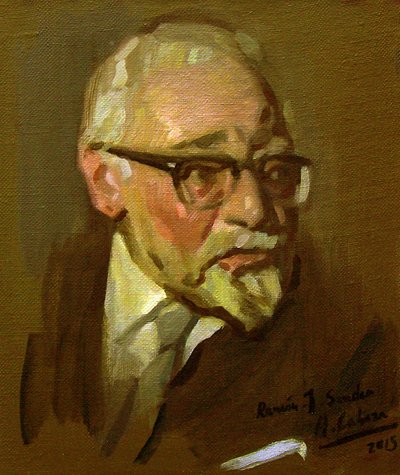 Ritratto di Ramón J. Sender da Alejandro Cabeza
