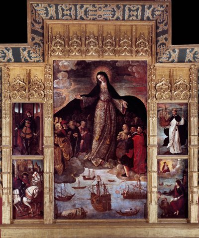 La Vergine dei Navigatori, 1505-36 da Alejo Fernandez