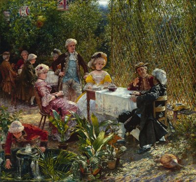 Nel pergolato da Aleksander Gierymski