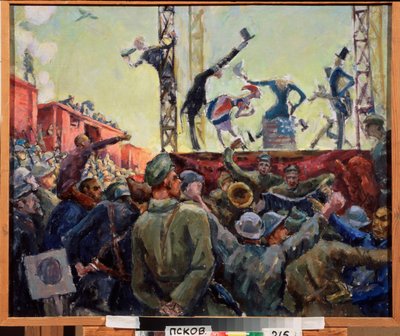 Brigata di agitazione al fronte da Aleksandr Aleksandrovich Osmerkin