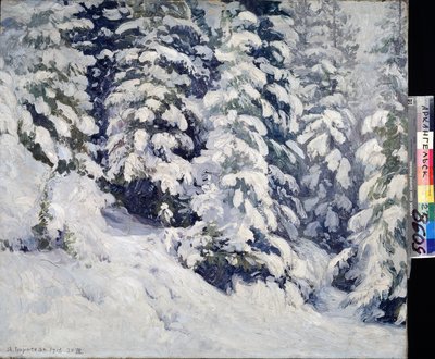 Foresta in inverno da Aleksandr Alekseevich Borisov