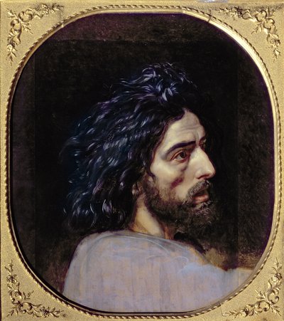 Testa di Giovanni Battista, studio per 
