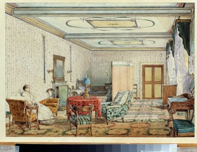 Interno da Aleksandr Andreevich Ivanov