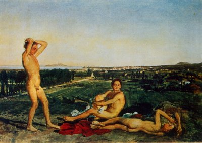 Sulla riva della baia di Napoli da Aleksandr Andreevich Ivanov
