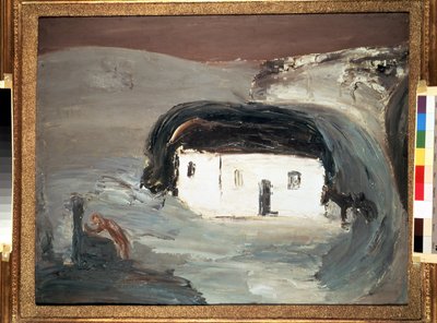 Paesaggio con una casa bianca da Aleksandr Davidovic Drevin