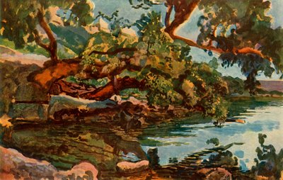 Lago di Nemi, 1830 da Aleksandr Ivanov
