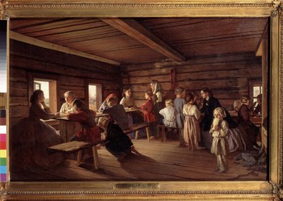 In una scuola di campagna da Aleksandr Ivanovich Morozov