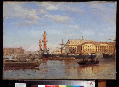 Veduta di San Pietroburgo dalla Neva da Aleksandr Karlovich Beggrov