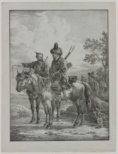 Tartari a cavallo da Aleksandr Orlowski