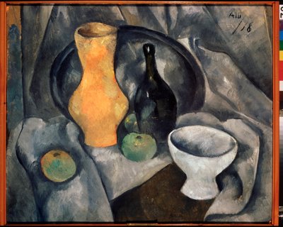 Natura morta. Alexander Vasilyevich Shevchenko, olio su tela da Aleksandr Vasilievich Shevchenko