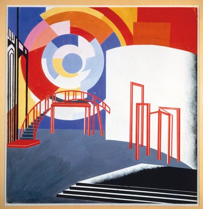 Bozzetto per una scenografia, c.1924 da Aleksandra Aleksandrovna (1884 1949) Ekster