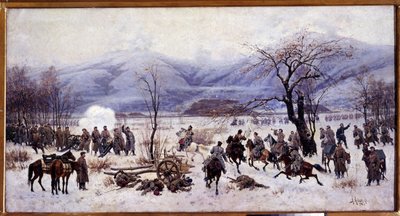 La quarta battaglia del passo Shipka (Guerra russo-turca 1877-1878) da Aleksei Danilovich Kivshenko