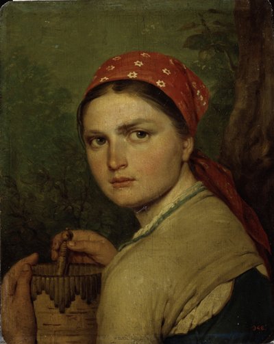 Una Ragazza Contadina, c. 1824 da Aleksei Gavrilovich Venetsianov
