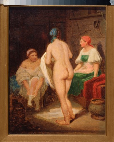 Nel bagno di vapore da Aleksei Gavrilovich Venetsianov