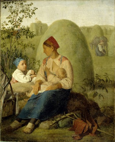 Fienagione, prima del 1827 da Aleksei Gavrilovich Venetsianov