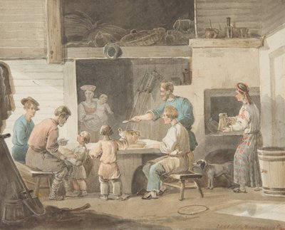 Ora di pranzo da Aleksei Gavrilovich Venetsianov