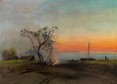 Pescatori sul Volga da Alexei Kondratjewitsch Sawrassow